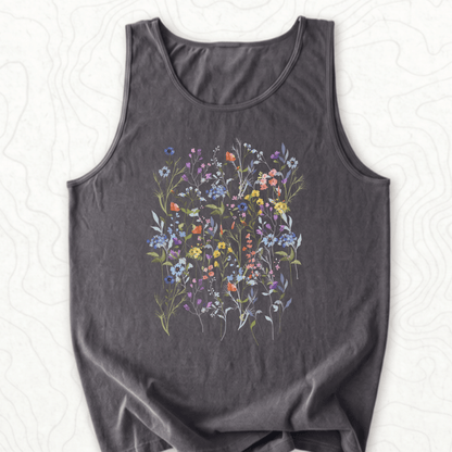 Wildflower Bouquet Tank Top - Pepper