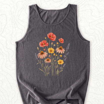 Wildflower Bouquet Tank Top - Pepper