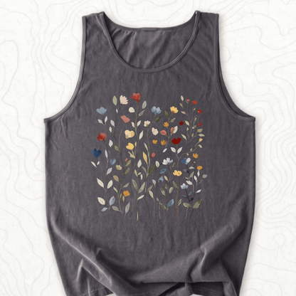 Wildflower Bouquet Tank Top - Pepper