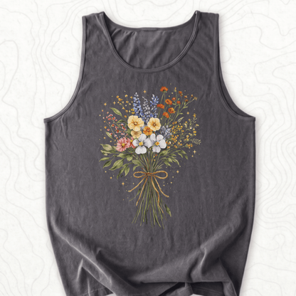 Wildflower Bouquet Tank Top - Pepper