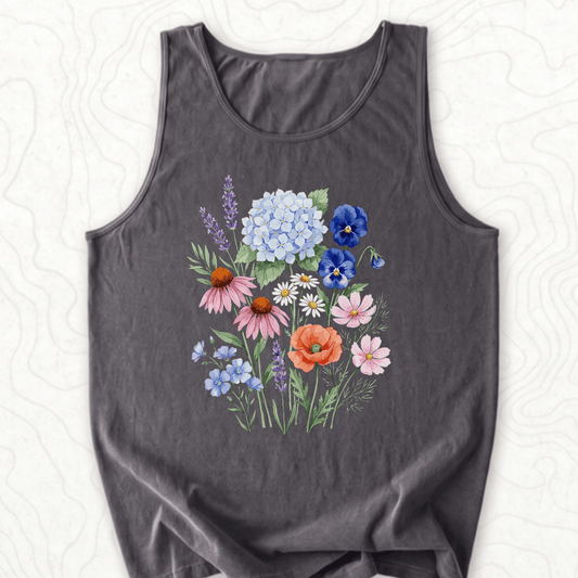 Wildflower Bouquet Tank Top - Pepper