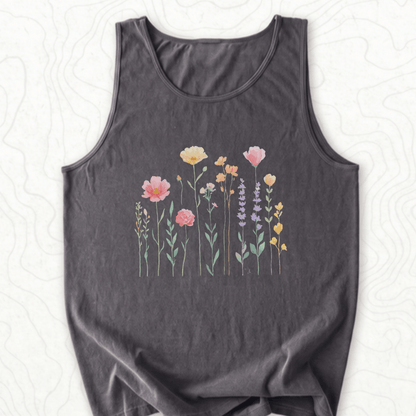 Wildflower Bouquet Tank Top - Pepper