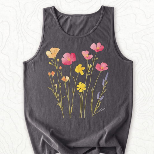 Wildflower Bouquet Tank Top - Pepper