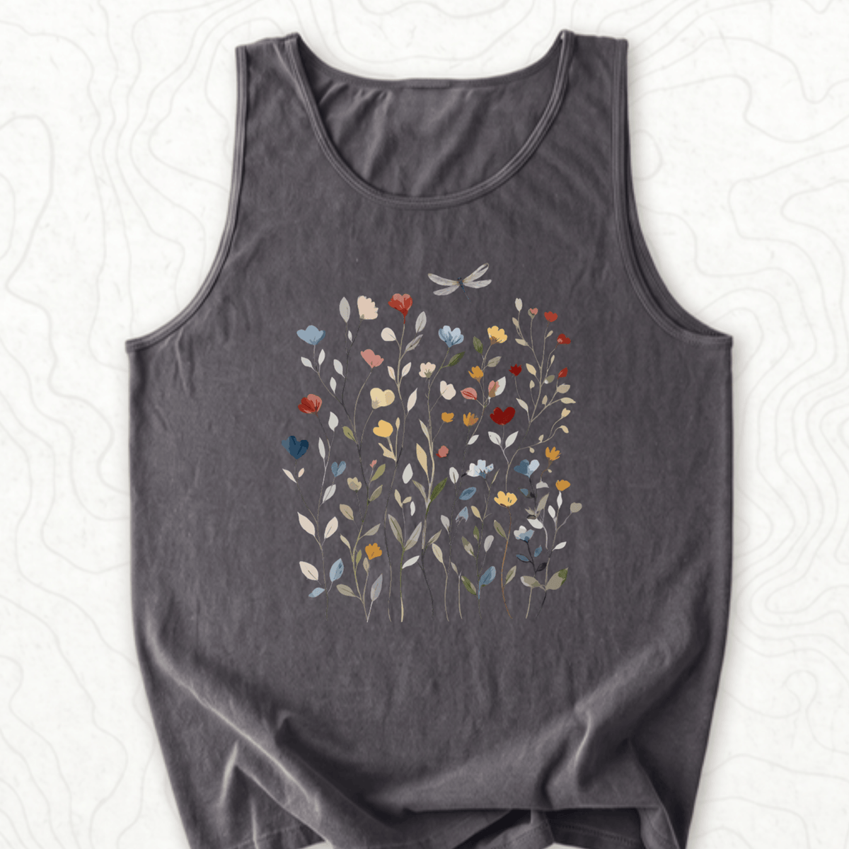 Wildflower Dragonfly Tank Top - Pepper