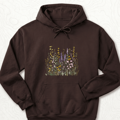 Wildflower Meadow Hoodie - Dark Chocolate