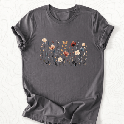 Wildflower Meadow Tee - Asphalt