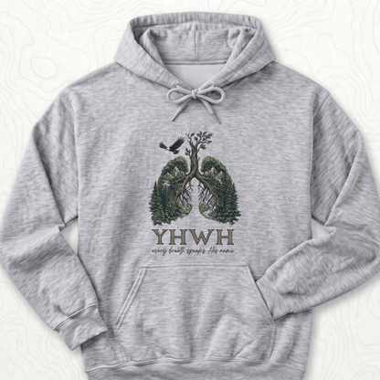 Yhwh Name Hoodie - Sport Grey