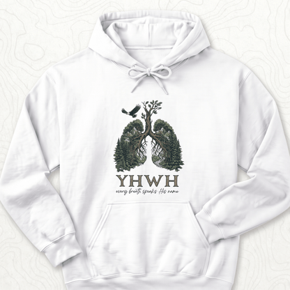 Yhwh Name Hoodie - White
