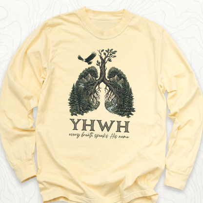 Yhwh Name LS T-shirt - Butter