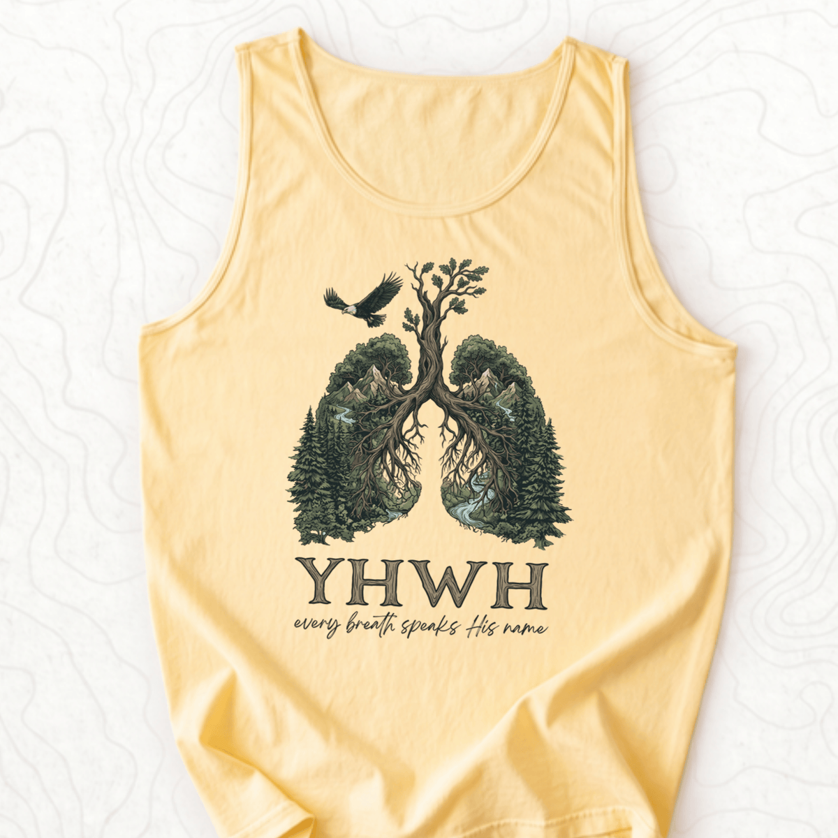 Yhwh Name Tank Top - Butter